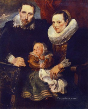 家族の肖像 バロック宮廷画家アンソニー・ヴァン・ダイク Oil Paintings